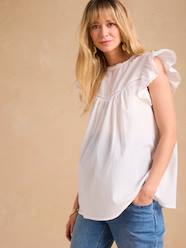 Maternity-Blouse in Cotton Voile, ENVIE DE FRAISE 