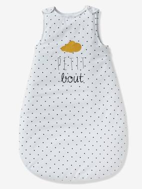 Sleeveless Baby Sleep Bag Cloud Theme print