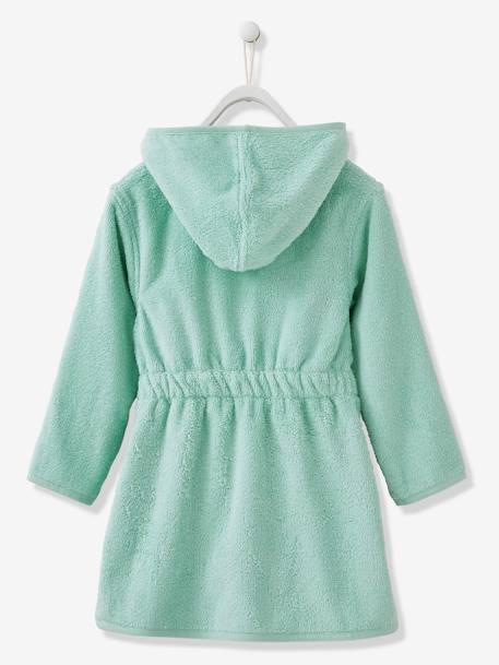 Child's Hooded Bathrobe Blue+Dark Green+Light Blue+Light Green+Light Purple+Navy+Orange+Pink 