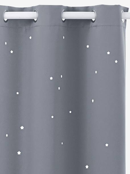 Hollow Star Curtain Blue+Blush+Grey 