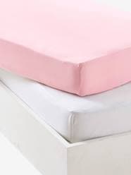 Bedding & Decor-Baby Bedding-Baby Pack of 2 Fitted Sheets in Stretch Jersey Knit