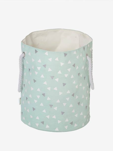 Large Storage Basket Spearmint / print 