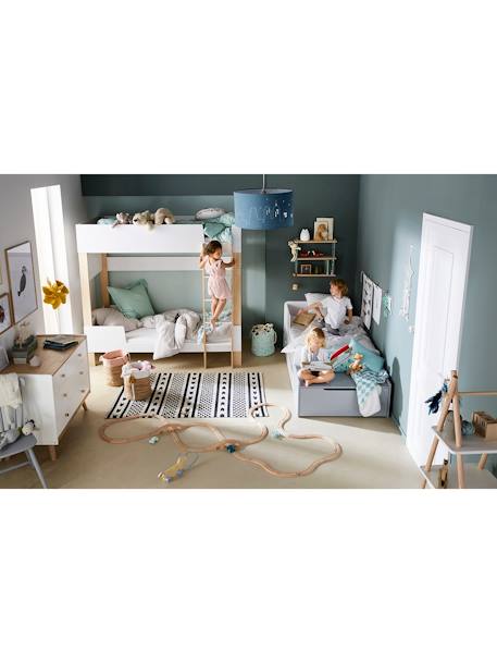 Large Storage Basket Spearmint / print 