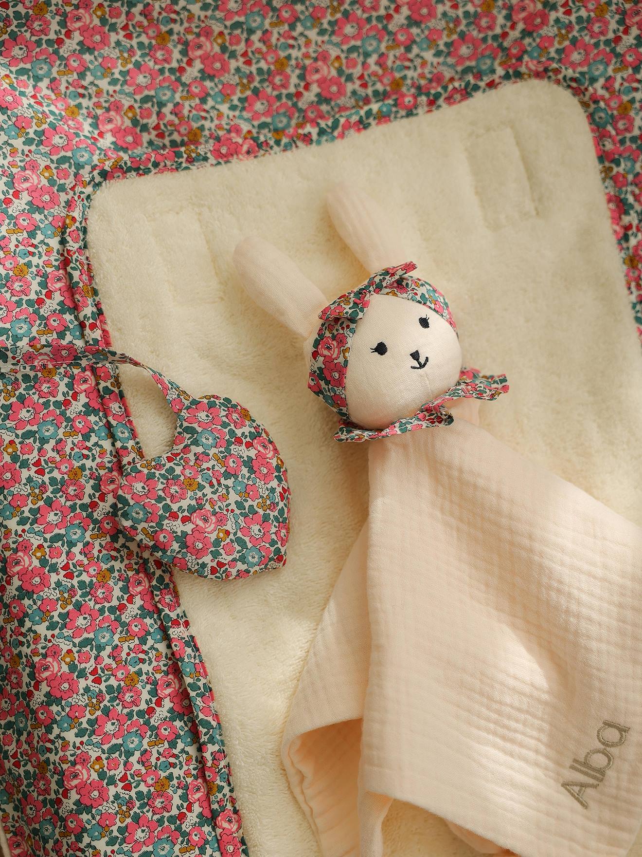 Changing Mat Cover in Liberty Fabric