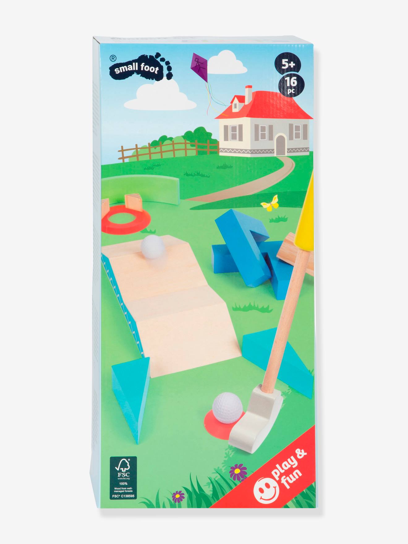 ACTIVE 17-Piece Mini Golf Set in FSC® Wood for Children