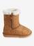 Girls' Boots with Fur BEIGE LIGHT METALISED+BLACK DARK SOLID+BROWN MEDIUM ALL OVER PRINTED+PINK LIGHT ALL OVER PRINTED 