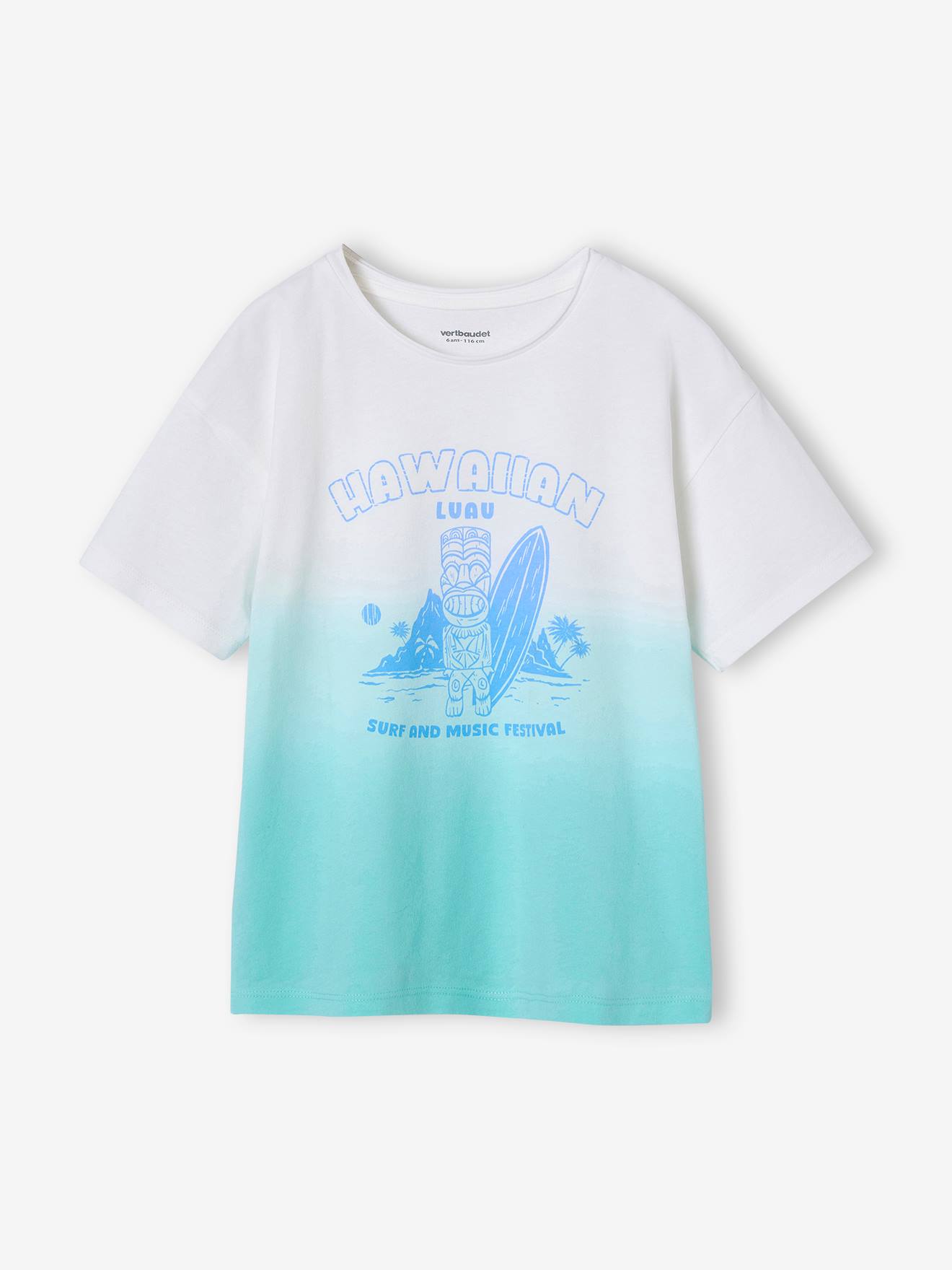 Dip & Dye boys' T-shirt aqua