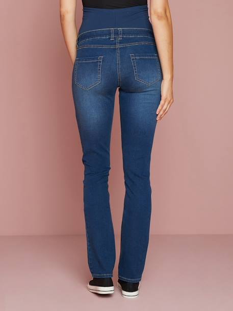 Maternity Straight Jeans - Inside Leg 33' Denim brut 