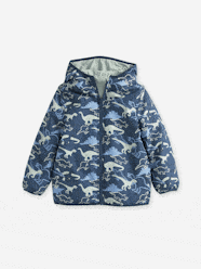 Reversible lightweight puffer jacket for boys