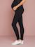 Long Maternity Leggings Black 