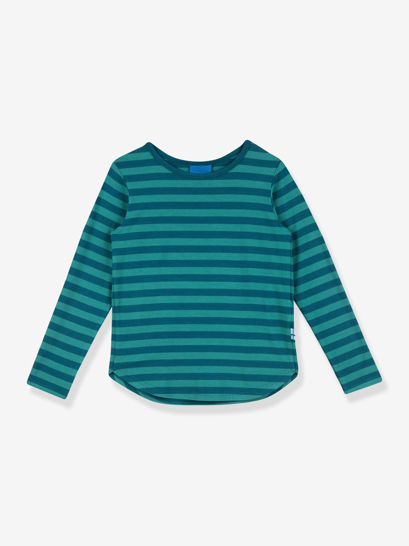 MERISILLI Striped Long Sleeve T-Shirt for Girls