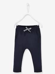 Baby-Trousers & Jeans-Casual Fleece Trousers for Baby Girls