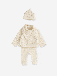 4-piece baby gift set with little geese