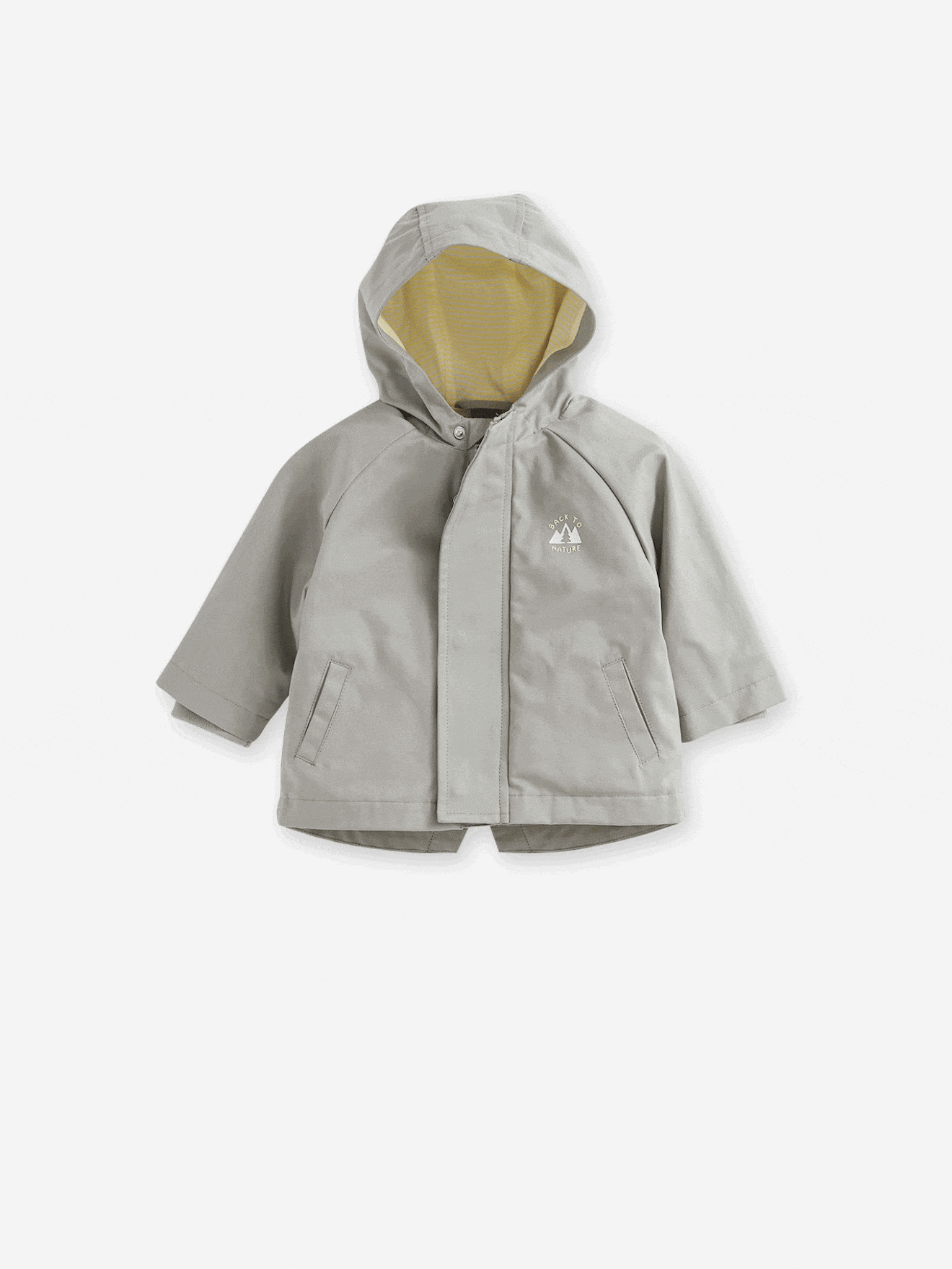 3-in-1 mid-season baby parka with detachable sherpa gilet sage
