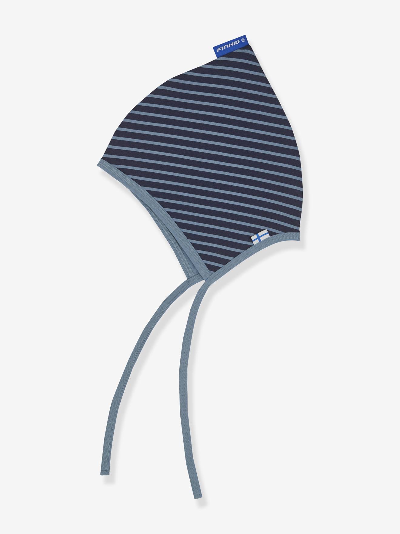 POIJU Pointed Beanie in Striped Jersey Knit