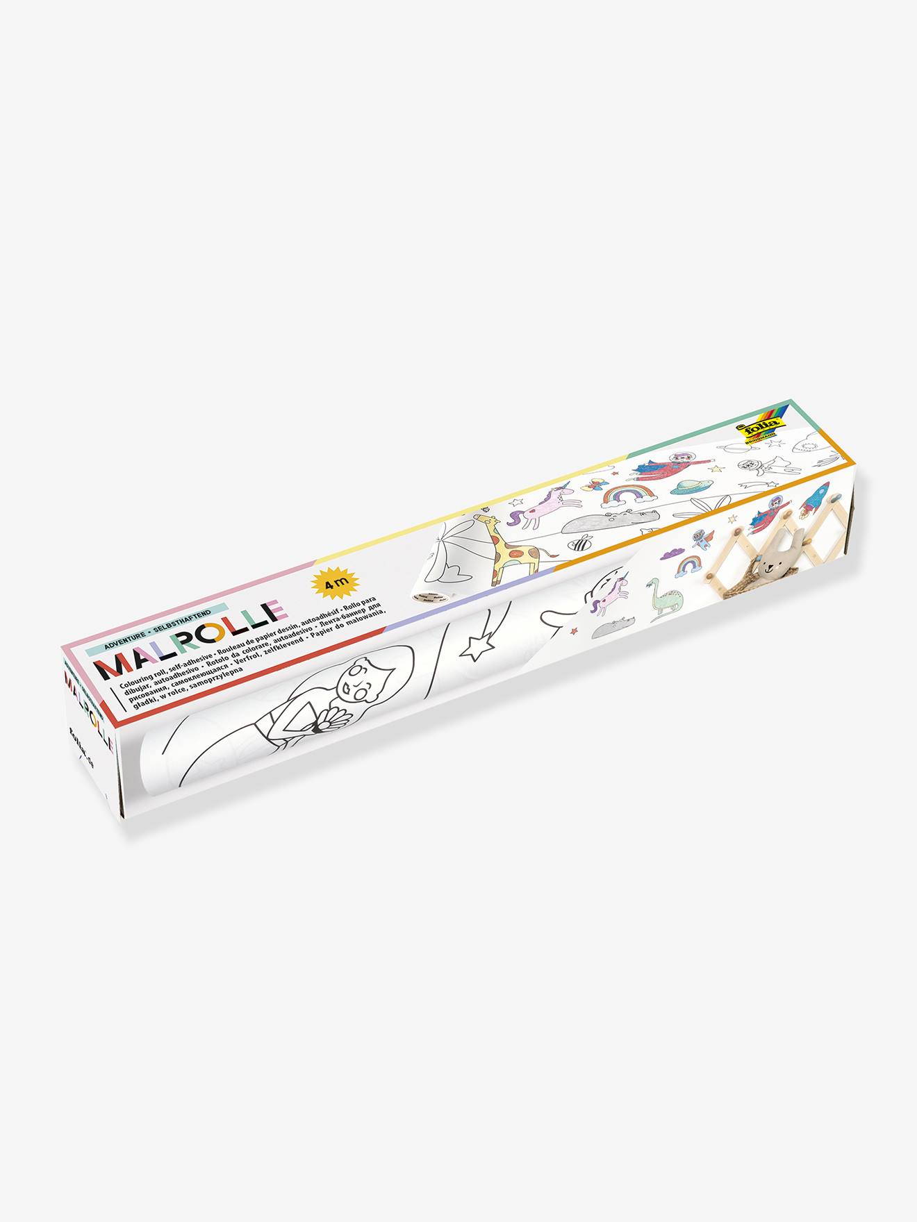 FOLIA ADVENTURE Colouring Roll with Colouring Patterns