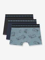 Boys-Pack of 3 boys' boxers with gameboy pattern Ecodim