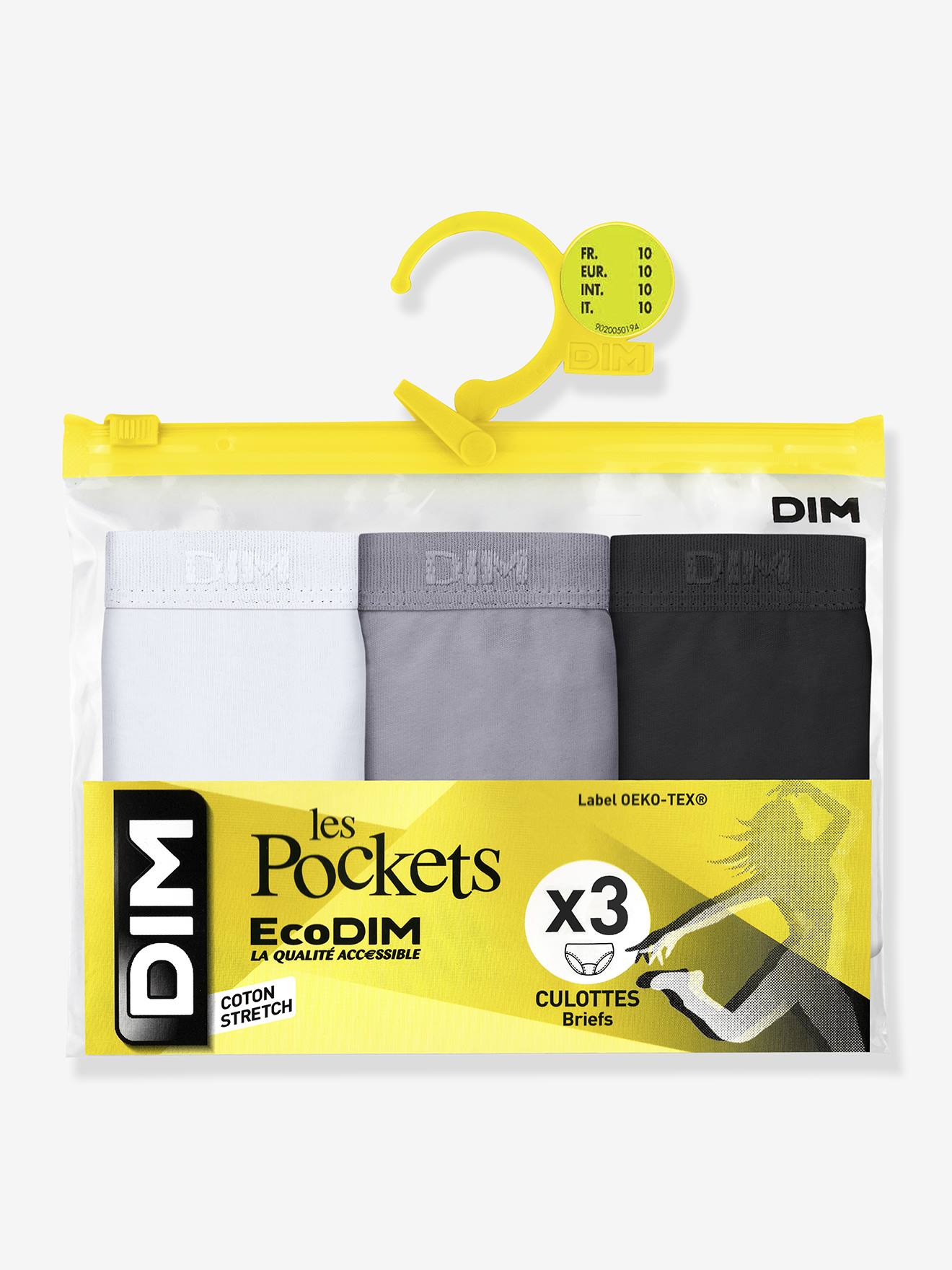 girls' knickers Les Pockets Ecodim