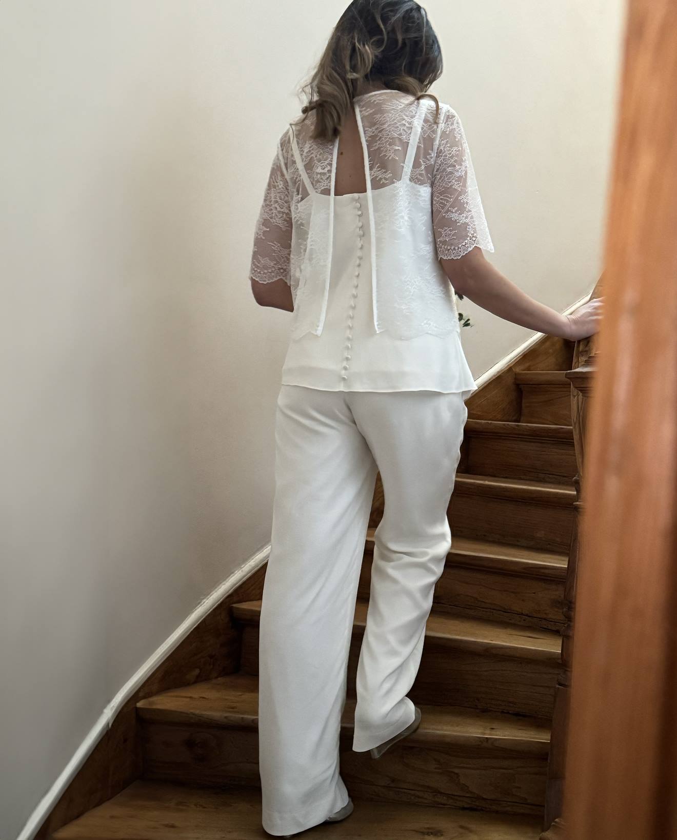 Wide-Leg Crepe Trousers by ENVIE DE FRAISE