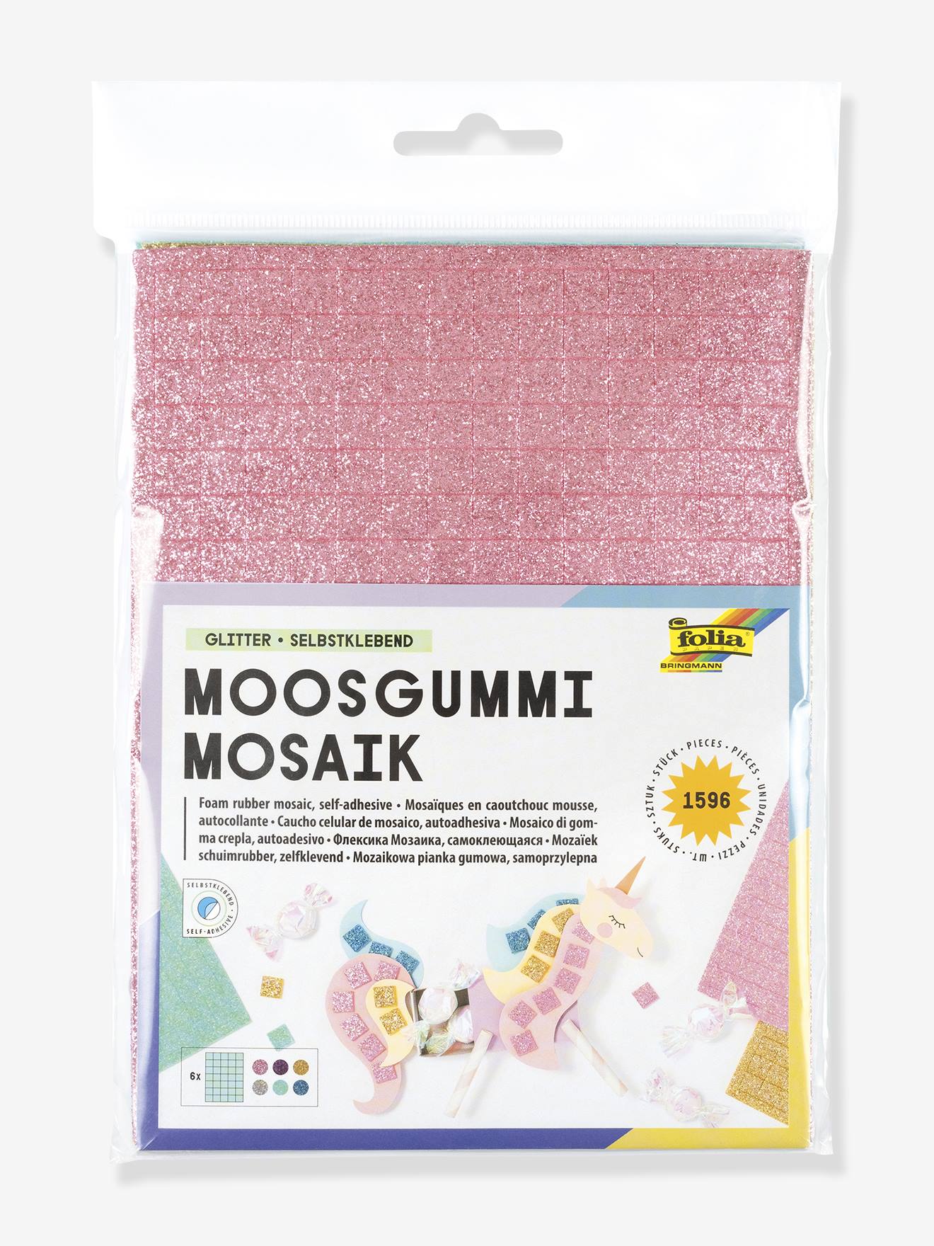 GLITTER Folia Self-Adhesive Foam Mosaic