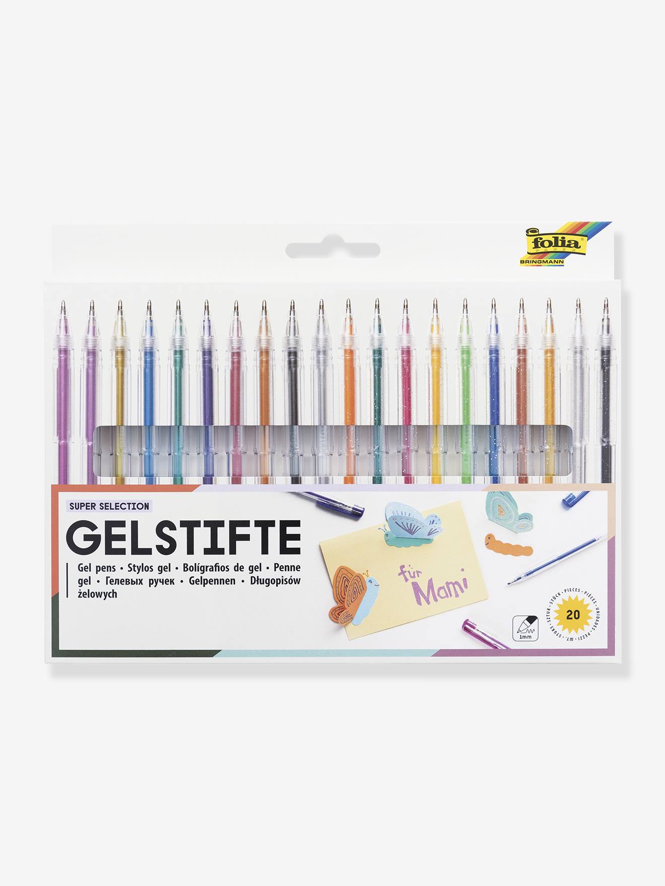 Set of 20 SUPER SELECTION Gel Pens