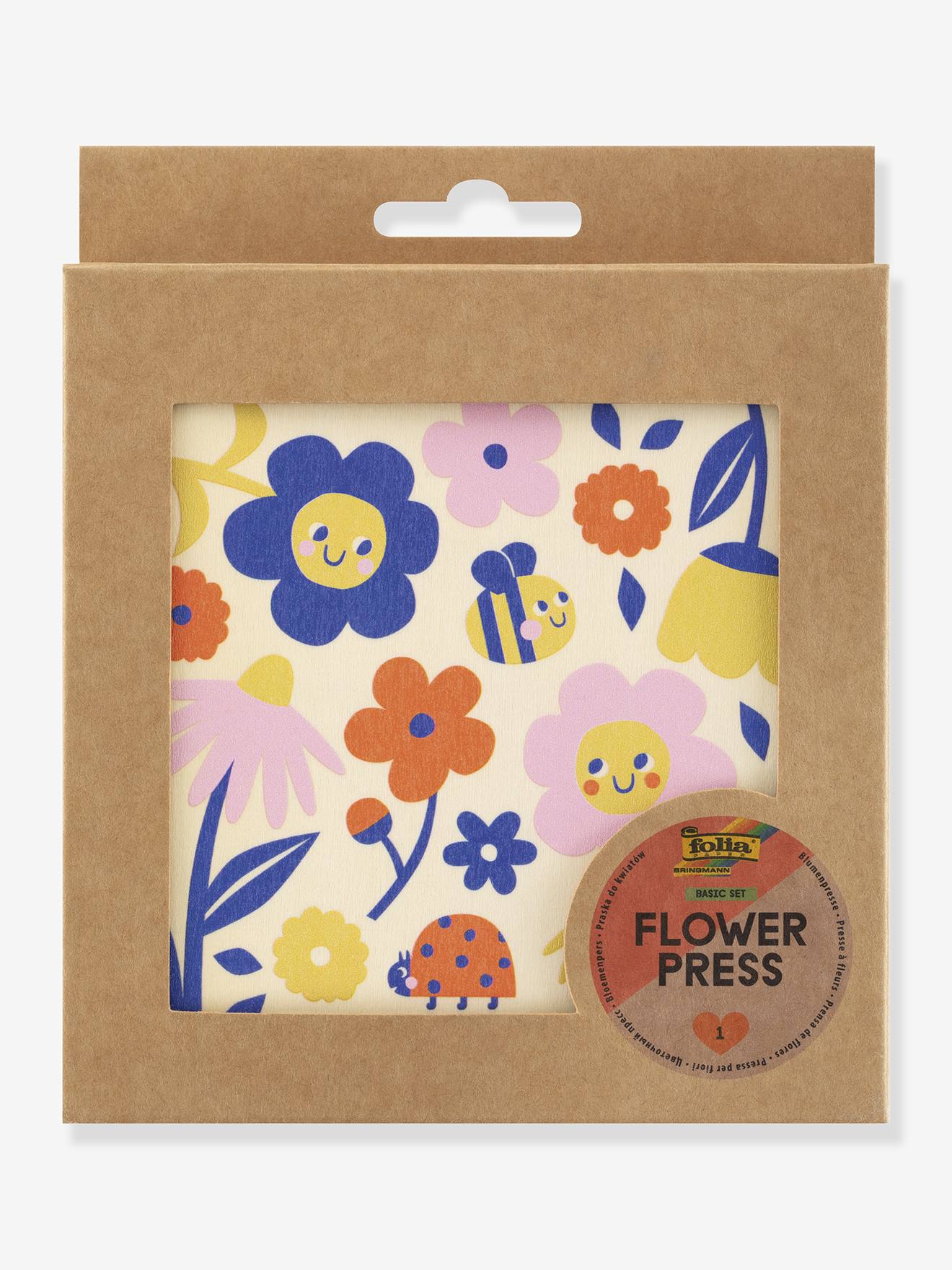 Basic FOLIA Flower Press Set wood