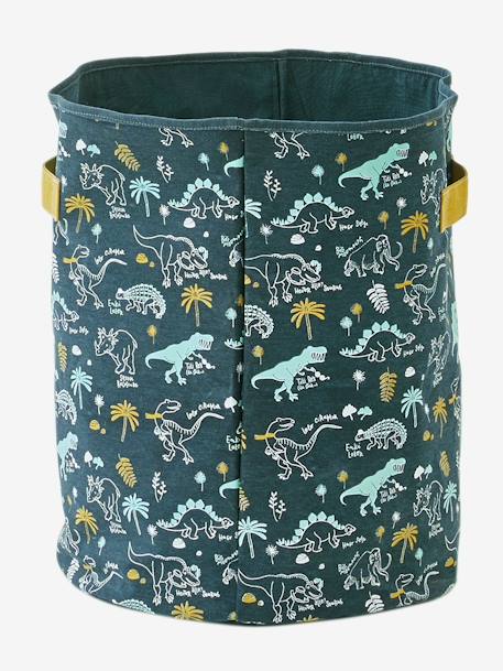 Dinorama Storage Hamper BLUE DARK SOLID WITH DESIGN 