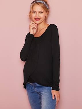 Maternity Nursing Cross-Over T-Shirt