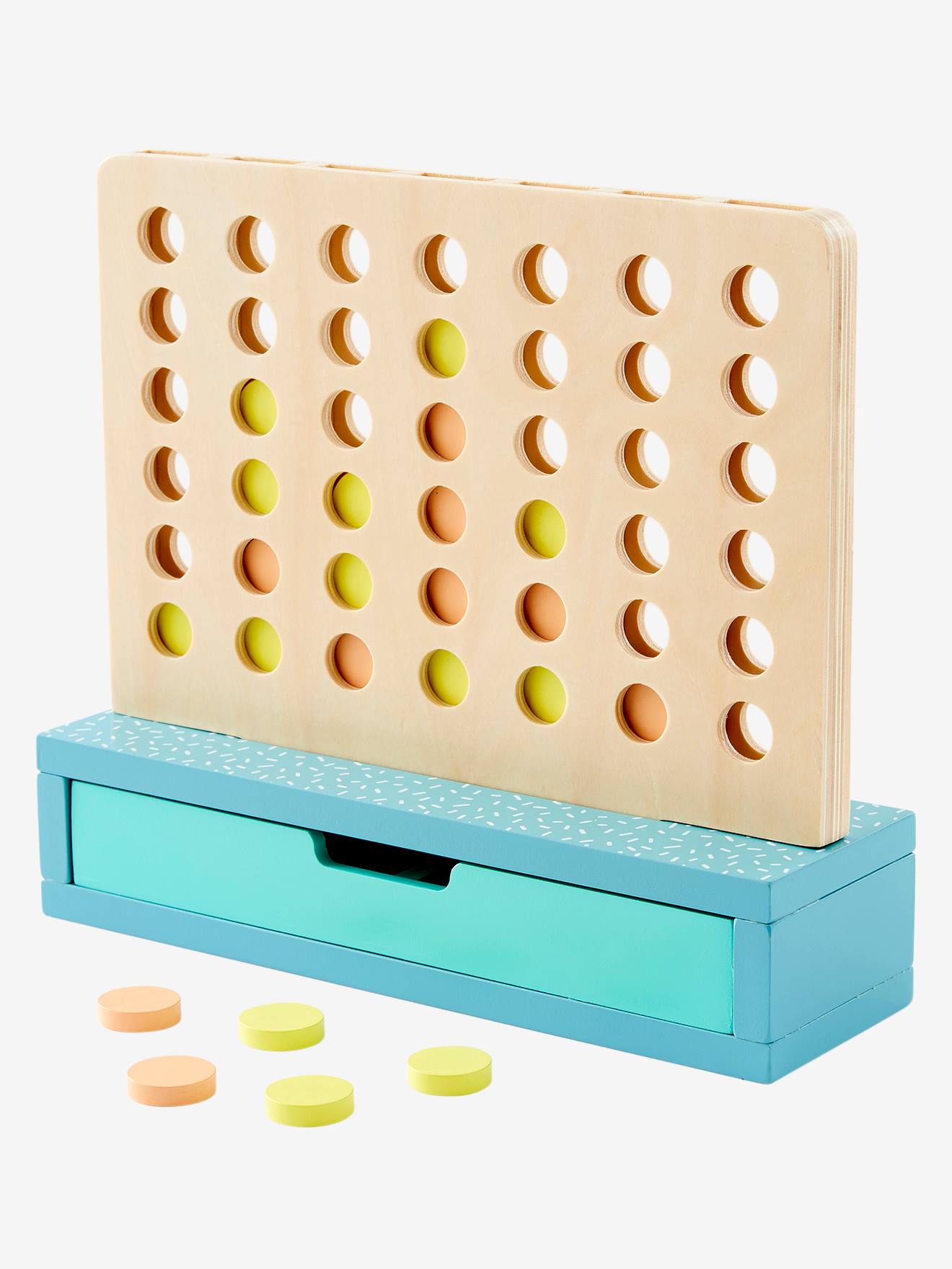 4 In a Row! Wooden Game - Wood FSC® Certified multi