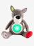 Wolf Soft Toy, Musical Nightlight GREY MEDIUM SOLID WITH DESIGN 