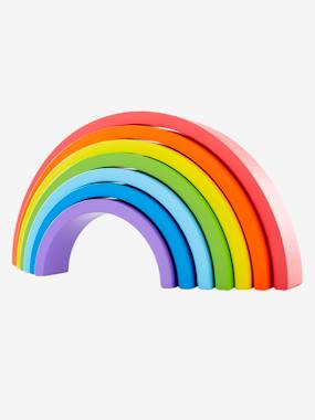 Wooden Rainbow-Shaped Puzzle - Wood FSC Certified no color