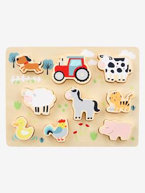 Farm Sort Fit Puzzle - Wood FSC Certified multi