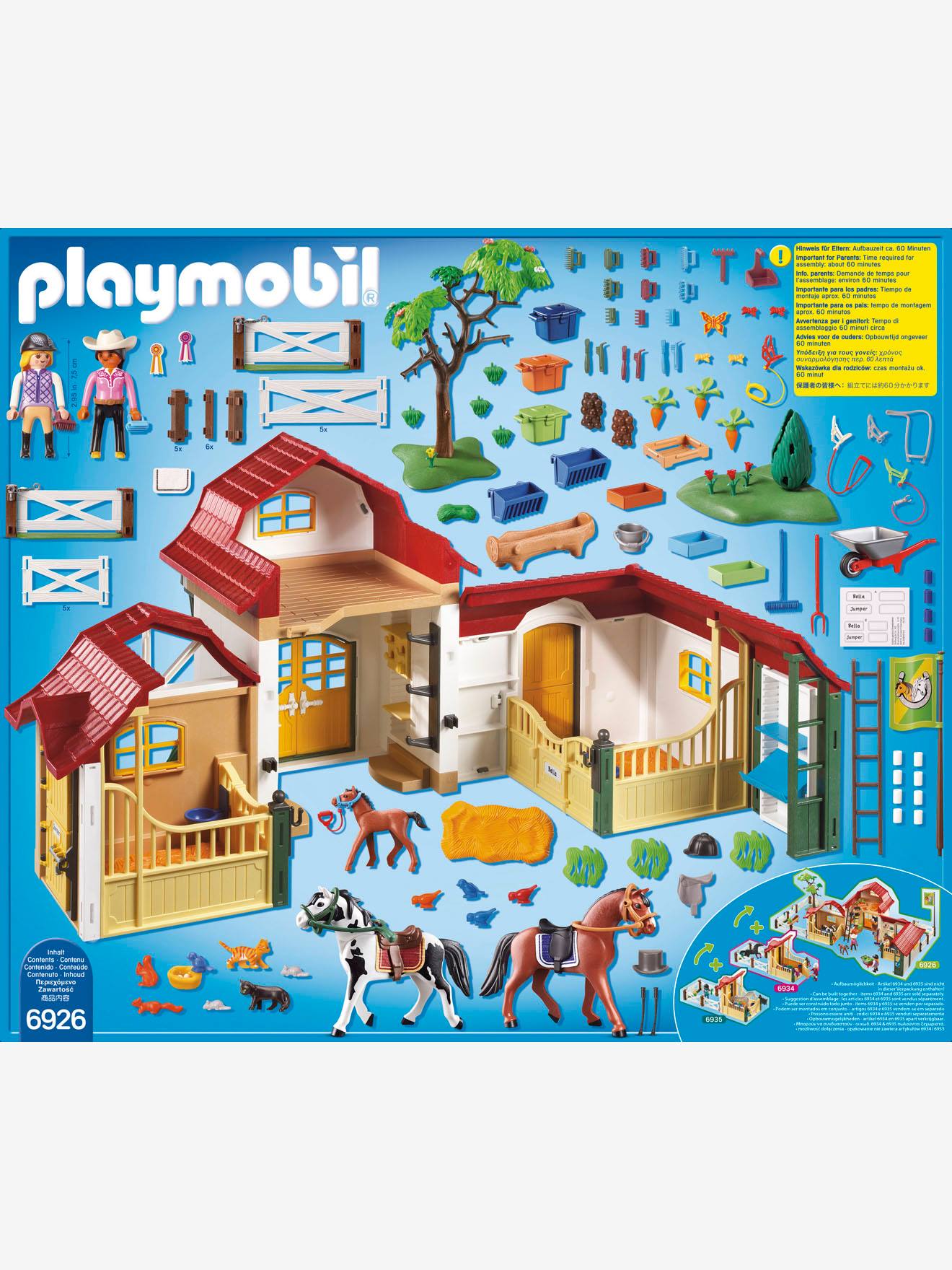 playmobil large horse farm