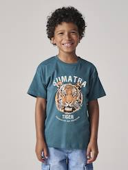 -Tiger print T-shirt for boys 