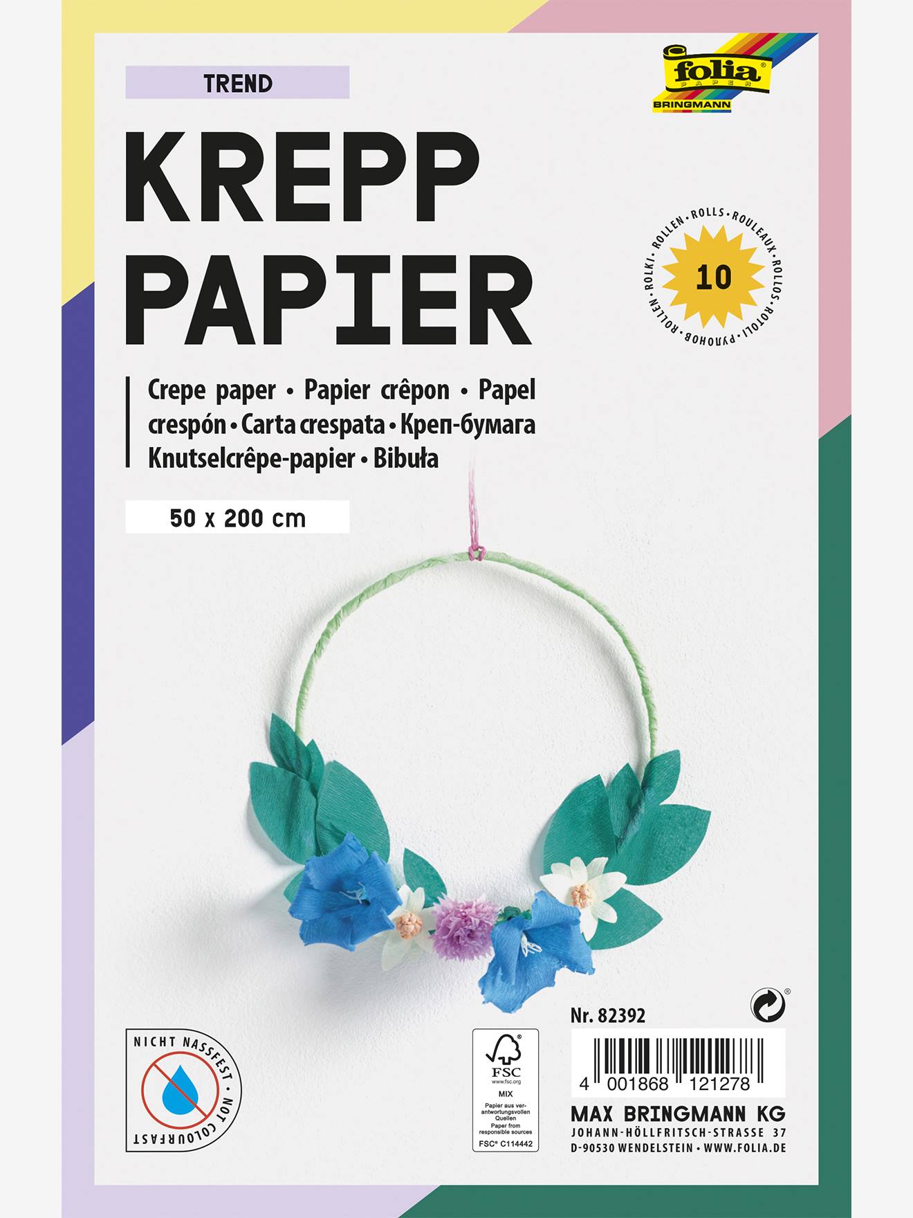 FARBMIX TREND FOLIA Crepe Paper Rolls