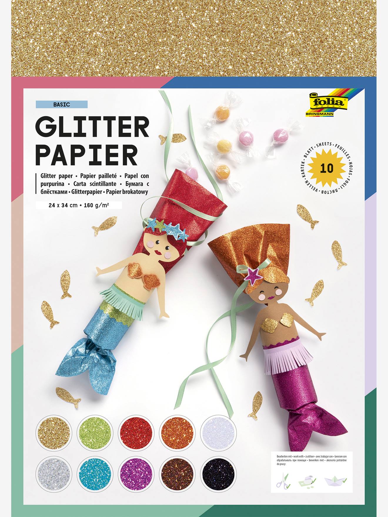 FOLIA Glitter Paper