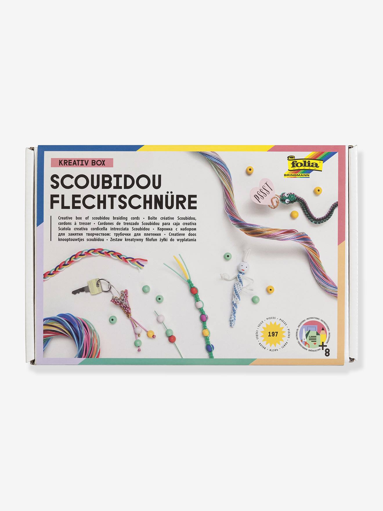 SCOUBIDOU Creative Box Braiding Wires with Accessories