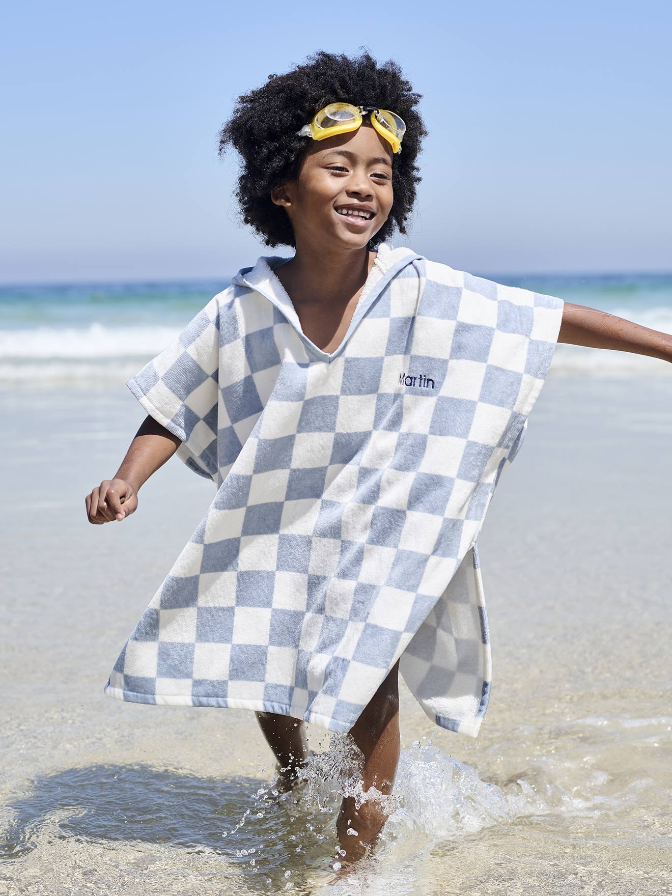 Bath Beach Poncho with Recycled Cotton