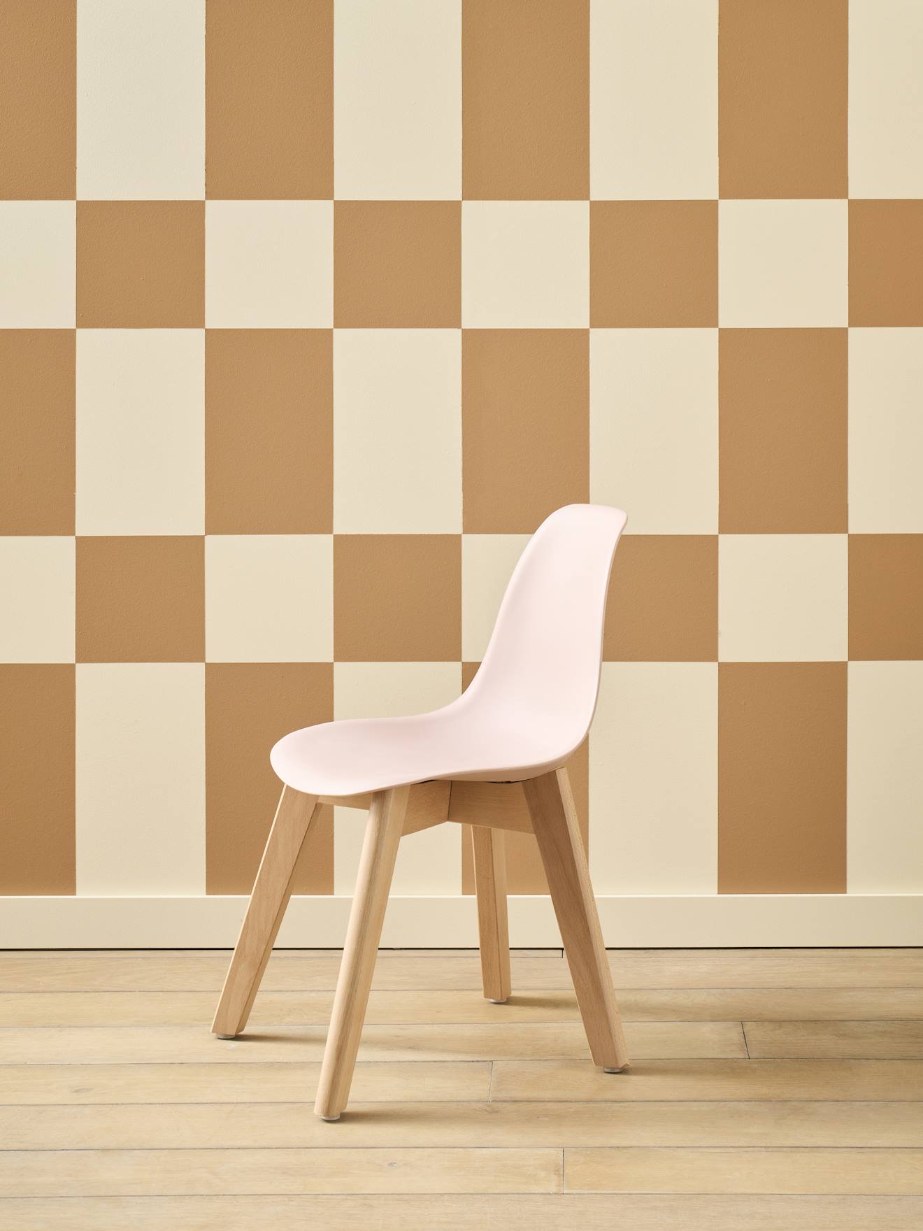 Scandinavian design nursery chair rose