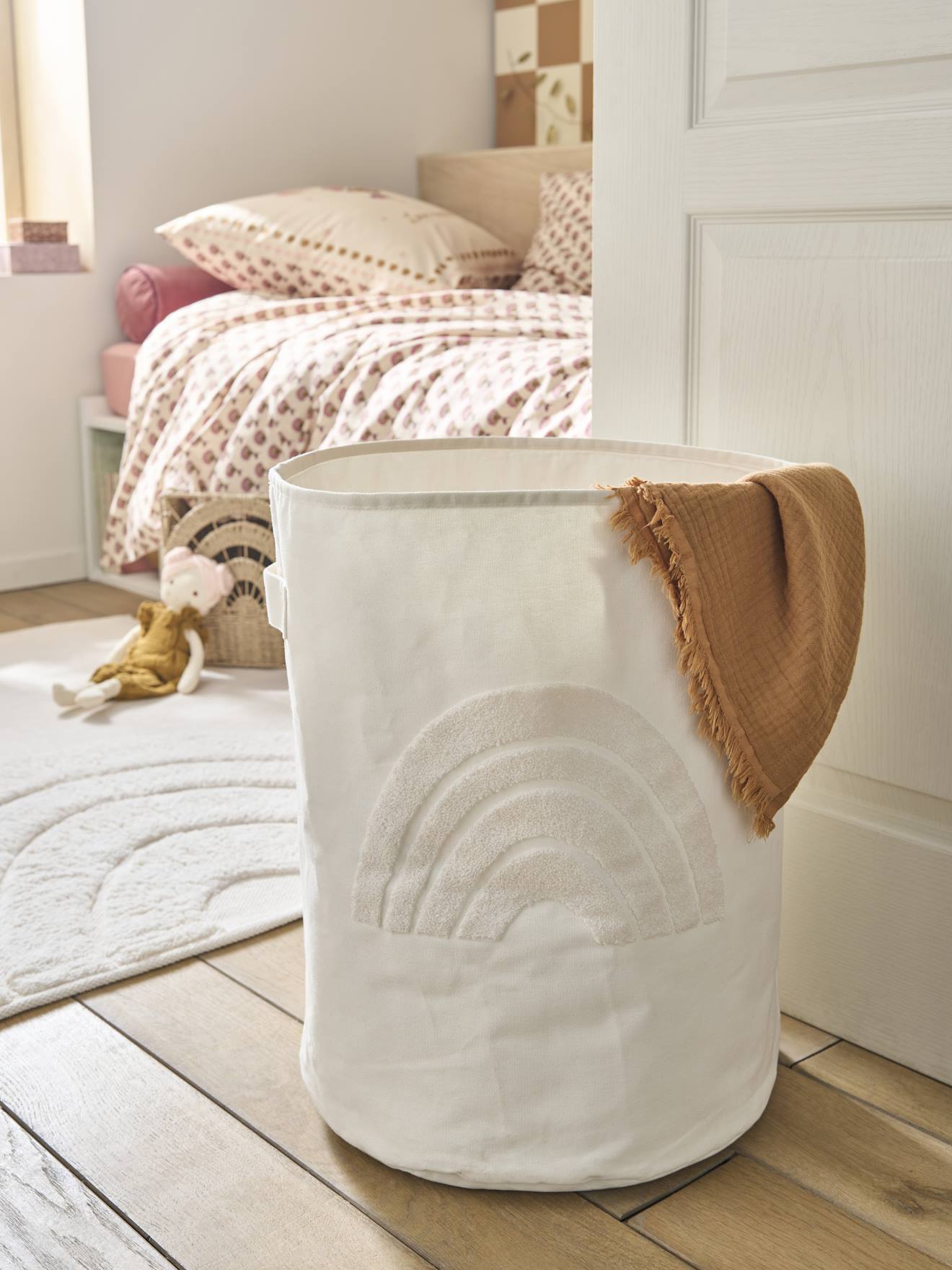 XL Rainbow Storage Basket ecru