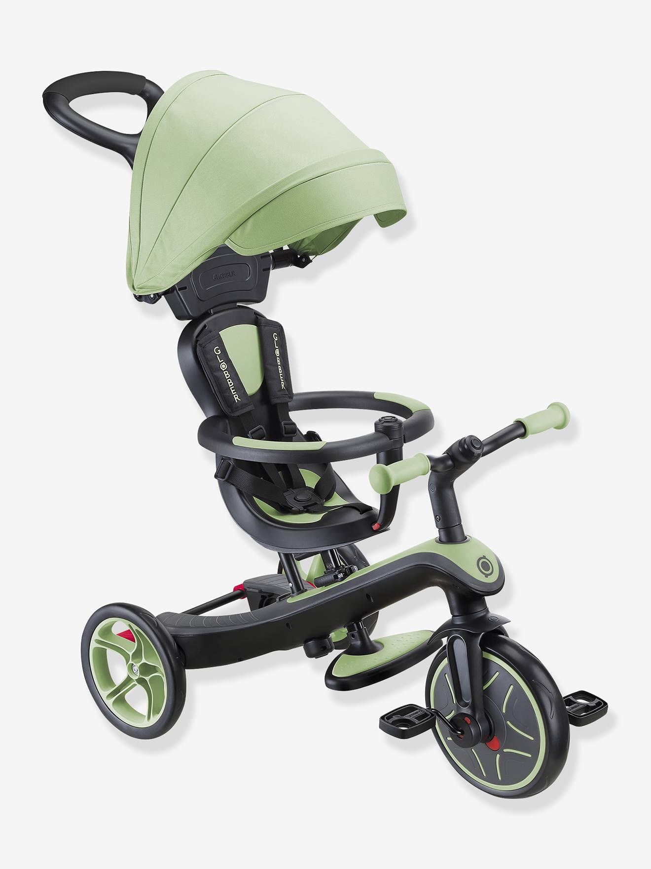 GLOBBER 4-in-1 evolving tricycle sage