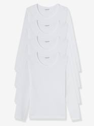 Girls-Girls' Pack of 4 Long-Sleeved T-Shirts