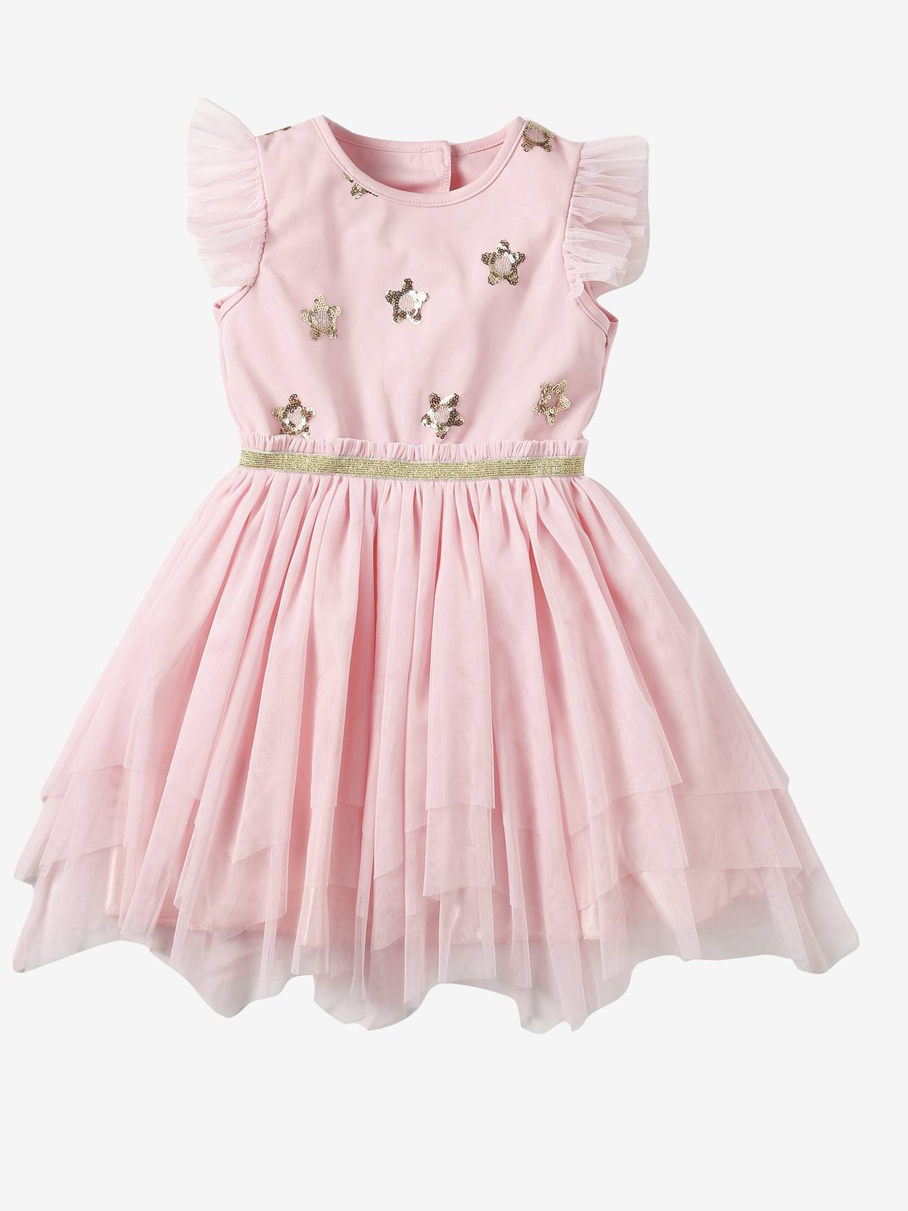 Princess Dress with Stars Costume rose