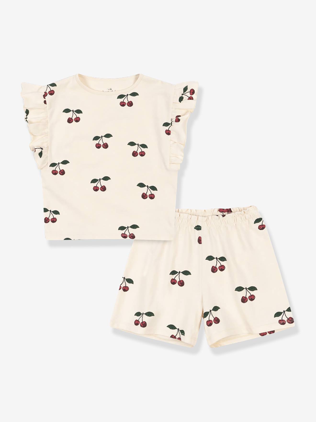 Gots T-Shirt + Shorts Linen Set for Children