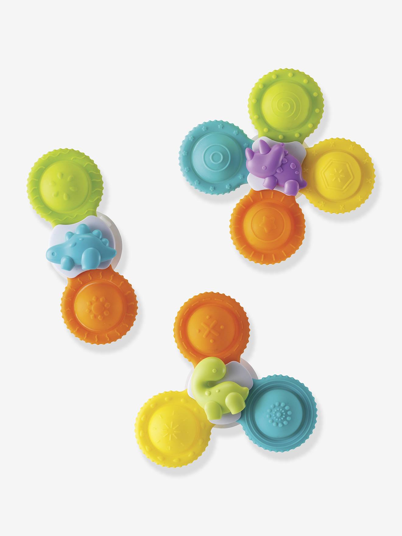 INFANTINO silicone "spinner" set multicoloured