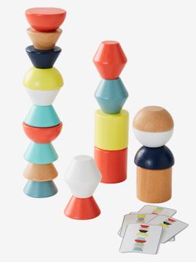 Balancing Wooden Blocks and Colours Game multi