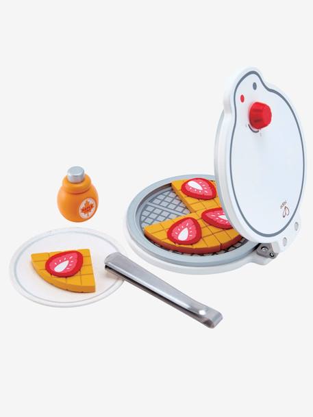 My First Waffle Maker In Wood By Hape White Medium Solid With