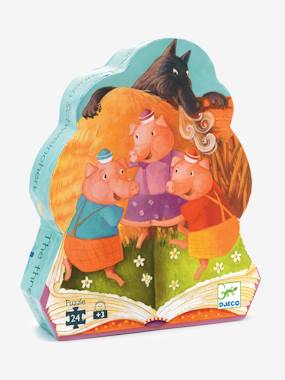 The 3 Little Pigs Puzzle 24 pieces by DJECO multi