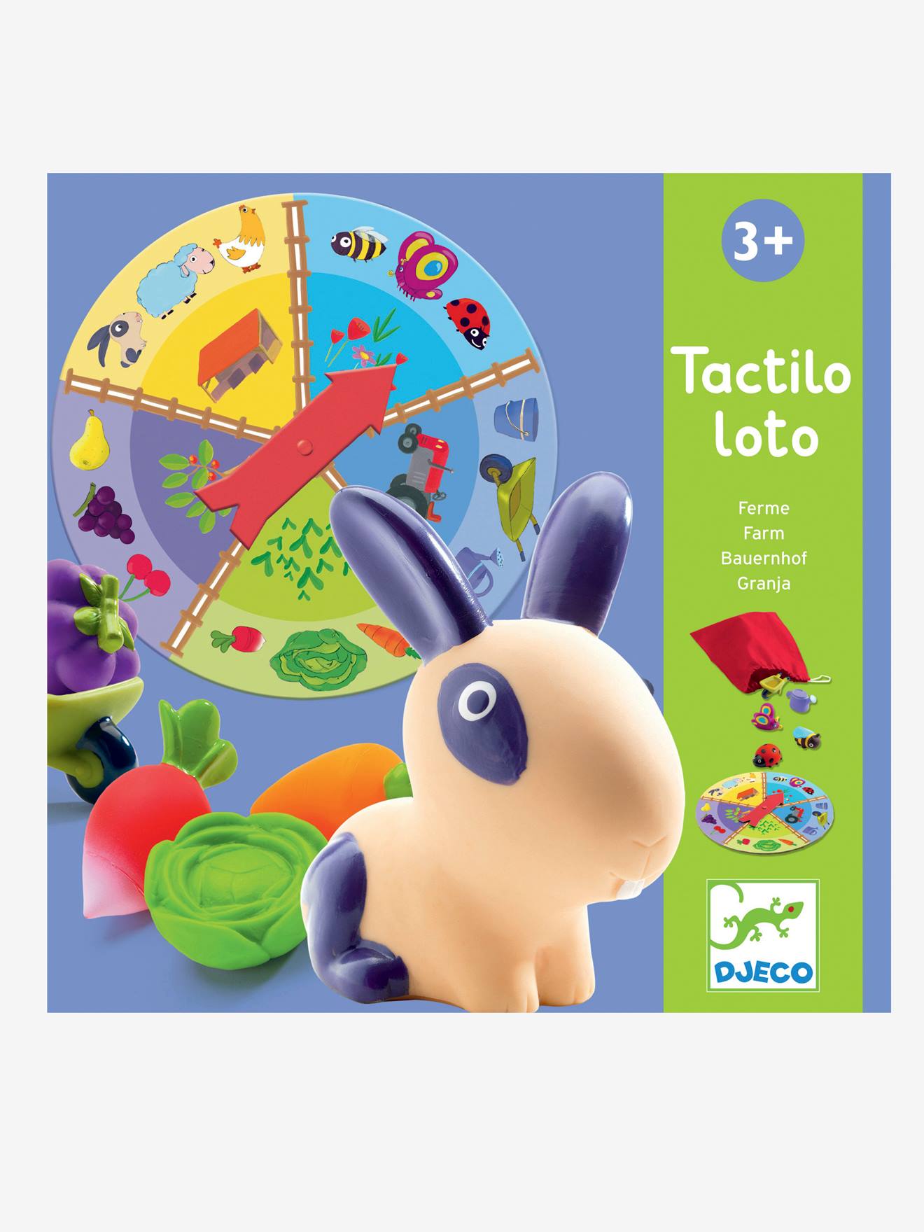 Tactile Farm Lotto, by DJECO multi