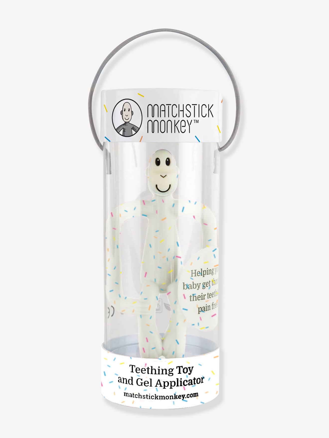 Teething ring MATCHSTICK MONKEY blue, Toys Vertbaudet